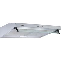 Hotte aspirante murale 60cm en acier inoxydable – Éclairage LED 2W – 3 vitesses – Débit d'air 204,9 m3/h – Classe énergétique C – Viesta