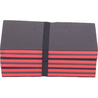 Professionnel Foldable EVA Mat with Carrying Handle 2.5cm Thick Foam Cushion Kneeling Pad High Density Water Proof Non Slip for Workout Exercise Mechanic Garage Red – Haute résistance, bricolage, at