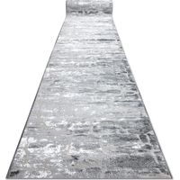 Passatoia Structural MEFE 6184 due livelli di pile grigio scuro 120 cm grey 120x260 cm