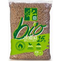 Sack mit biologischen Pellets für den Ofen 15kg Einzelverkauf Sack 15 kg