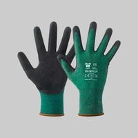 NERI 353134-8 Nitcut 332 Guanti Antitaglio HDPE Nitrile Microporoso Calibro 18 Taglia 8 colore Verde Nero