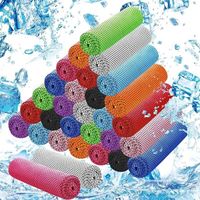 Serviette Rafraîchissante - Microfibre - 40 x 12 Pouces - Pour Cou Et Visage - Usage Sportif Et Extérieur - Lot De 30