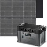 ALLPOWERS S2000 Pro Tragbares Powerstation 1451Wh 2400W AKKU Solargenerator Mobiler Stromspeicher Power Station (4000W Spitzenwert) mit 600W Faltbares Solarpanel für Home Notfall Camping RV Reise