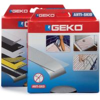 5 Bandes Adhésives Antidérapantes Noires 19mmx61cm - GEKO