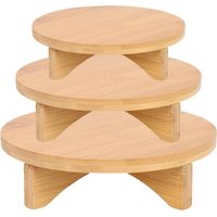 aus Holz under Blumentopfhalter 3 x Runder Beistelltisch für
