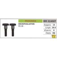Kupplungsschraube PROGREEN Freischneider PG 26 Sechskant 14mm Länge 26.0mm