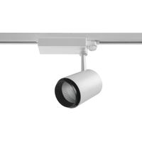 Proyector LED orientable para carril LIRA LED COB 26 W 1950 lm 3000 K CRI80 15° Blanco