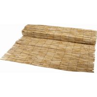 Werka Pro – Canisse en roseau naturel 1 x 10 m – Épaisseur 4-6 cm – Brise-vue esthétique pour espaces extérieurs – Installation facile - PRO 1 X