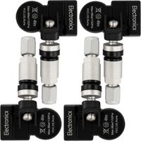 4x RDKS Sensoren Metall Silber - Cadillac STS 2005-2008 - Reifendrucksensor TPMS Set