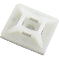 Klebesockel für Kabelbinder (Montagesockel) 4,8mm mit Sonderkleber aus Acrylat