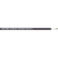 10 Meter Lapp 2170223 Unitronic BUS PB Yv Busleitung 1x2x0,64 mm² geschirmt I PROFIBUS DP I Datenleitung schwarz I Erdverlegung I UV-beständig I Witterungsbeständig I Bus Kabel