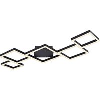 Globo - plafón - Kurio - negro - metal - LED - 67236-58B