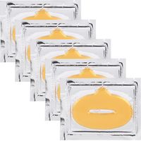 Lot de 5 films à lèvres au collagène cristal anti-âge hydratant, essence exfoliante pour soin des lèvres