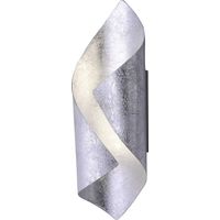 Paul Neuhaus Nevis Integrierte LED-Wandleuchte Silber 2x 3W LED 3000K