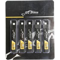 Tattu LiPo-Akku 300mAh 3,8V 75C 1S1P HV BT2.0.5 (5 Stück)