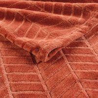 Douceur-dinterieur Arya Plaid Terrakotta 180 x 220 cm