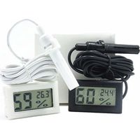 Mini capteur numérique pour ruche – Compteur électronique, thermomètre et hygromètre pour abeilles – Design noir et blanc