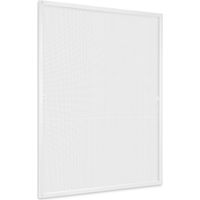 TolleTour Ventana mosquitera mosquitera marco de aluminio mosquito gasa pantalla protección UV impermeable 100x120CM Blanco