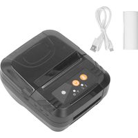 Imprimante thermique portable sans fil Bluetooth mini pour tickets, compatible iOS et Android.