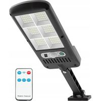 Ltc Lampe solaire avec capteurs noire compacte 24W