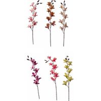 ORCHIDEA 97CM CON 7 FIORI E 1 BOCCIOLO IN 6 COLORI