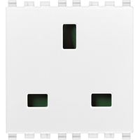 VIMAR - 20219.B Presa 2P+T 13A inglese bianco