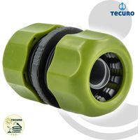 Hydro-Fit Schlauchkupplung Schlauchverbinder 1/2 Zoll PVC-U Grau/Grün