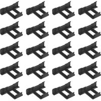 BRAVIX Lot de 20 clips de drainage pour panneau solaire, panneau solaire, 35 mm, pour panneau solaire, clips de nettoyage, clips de nettoyage, pour panneau solaire, clip d'élimination de la boue