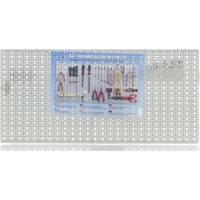 Perforiertes Wandpaneel 980x460 mit 40 Haken
