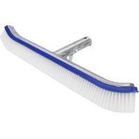 Brosse de nettoyage de piscine à manche en aluminium pour le nettoyage des murs, des carrelages et des sols