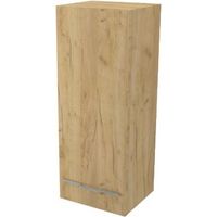 ONDEE - Media Columna suspendida ALAN L35cm - Entregado montado - Roble rústico - Chapado en madera