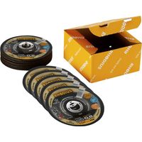 Rhodius 211077 Jeu de disque à tronçonner 125 mm 25 pc(s) acier inoxydable, acier