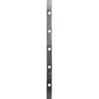 Barre plate à trous - Longueur 1300mm - 9 trous rond de 15mm - Acier - DECO FER FORGE