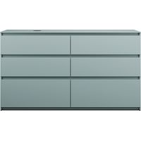 burgbad Lin20 mueble bajo para lavabo con consola, recorte para