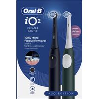 Oral-B iO Series 2 Night Black/Forest Green mit 2. Handstück Elektrische Zahnbürste