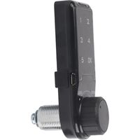 Serrure numérique à code tactile avec installation L=20mm pour armoire/casier - ABS - Cr2032 batterie incluse - Modèle sécurité