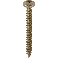 TIMCO Classic Multi-Purpose Pan Head Gold Woodscrews - 5.0 x 50