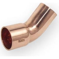 18mm 45deg soudure Tuyau raccord coude arc mâle x femelle diamètre cuivre angle