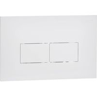 PLACCA DI COMANDO ECO LINEA DOPPIO TASTO BIANCA PUCCI