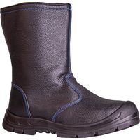 Hase Winter-Sicherheitsschlupfstiefel S3 Grönland mit Reißverschluss Größe 39, schwarz