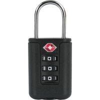 Zelsius Cadenas TSA à combinaison à 3 chiffres Cadenas en ABS à code numérique, pour valises