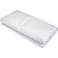 Nuit des Vosges 2094459 Cotoval Lenzuolo con Angoli Cotone in Tinta Unita Bianco 80 x 190 cm