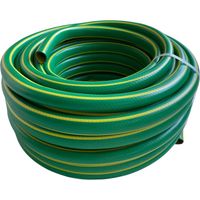 Tubo innaffio per irrigazione 4 strati antialga Verde Flessibile 3/4" da 15 mt Diametro 3/4" - 15 mt