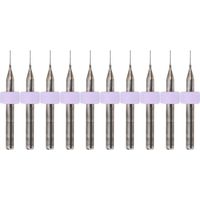 10 punte da trapano con ugello ad ago da 0,3 mm in carburo di tungsteno, accessorio per stampante 3D.