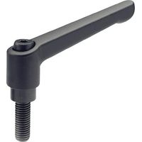 Ganter Norm Levier de serrage réglable GN 300 d1 M 10 mm - 300-78-M10-63-SW