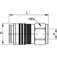 Coupleur PARKER FF7510100C