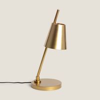 Lámpara de Mesa Metal Bardney Dorado