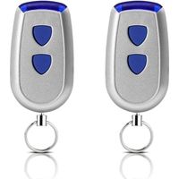 Normstahl 2-Pack Replacement Remote Controls 433.92 MHz 2-Channel Compatible with Normstahl Crawford EA433 2KS, EA433 4KS, T433-4, RCU 433-2, RCU 433-4, EA433 2KM Micro