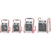 Helios Riscaldatore elettrico bianco con termostato regolabile