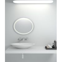 Lavabo oval Kinkala - Blanc Mat